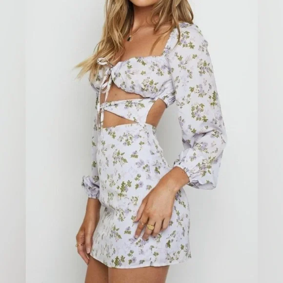 Beginning Boutique Floral Mini Dress- Size 4 - Picture 1 of 2